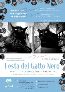 Roma: LCDS alla Festa del Gatto Nero al Gattile del cimitero monumentale del Verano